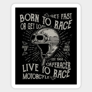 Born To Race Sticker